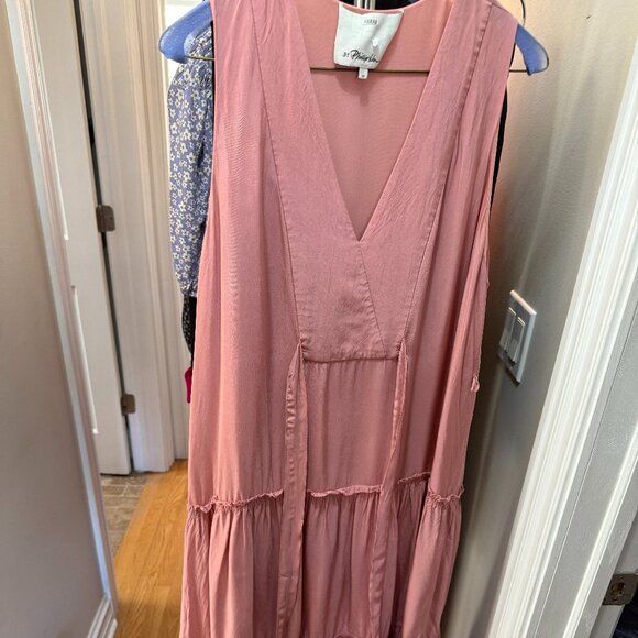 Phillip Lim  - Casual Pink Tiered Dress Rent the Runway - Picture 2 of 8